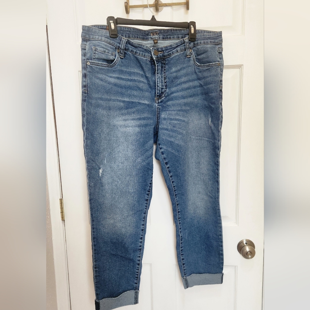 Kut From The Cloth Cuffed Jeans Sz 16